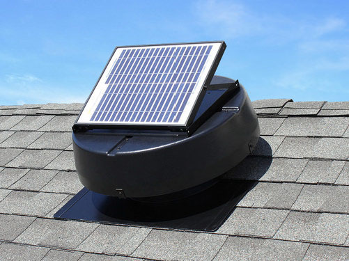 Solar Powered Attic Fan