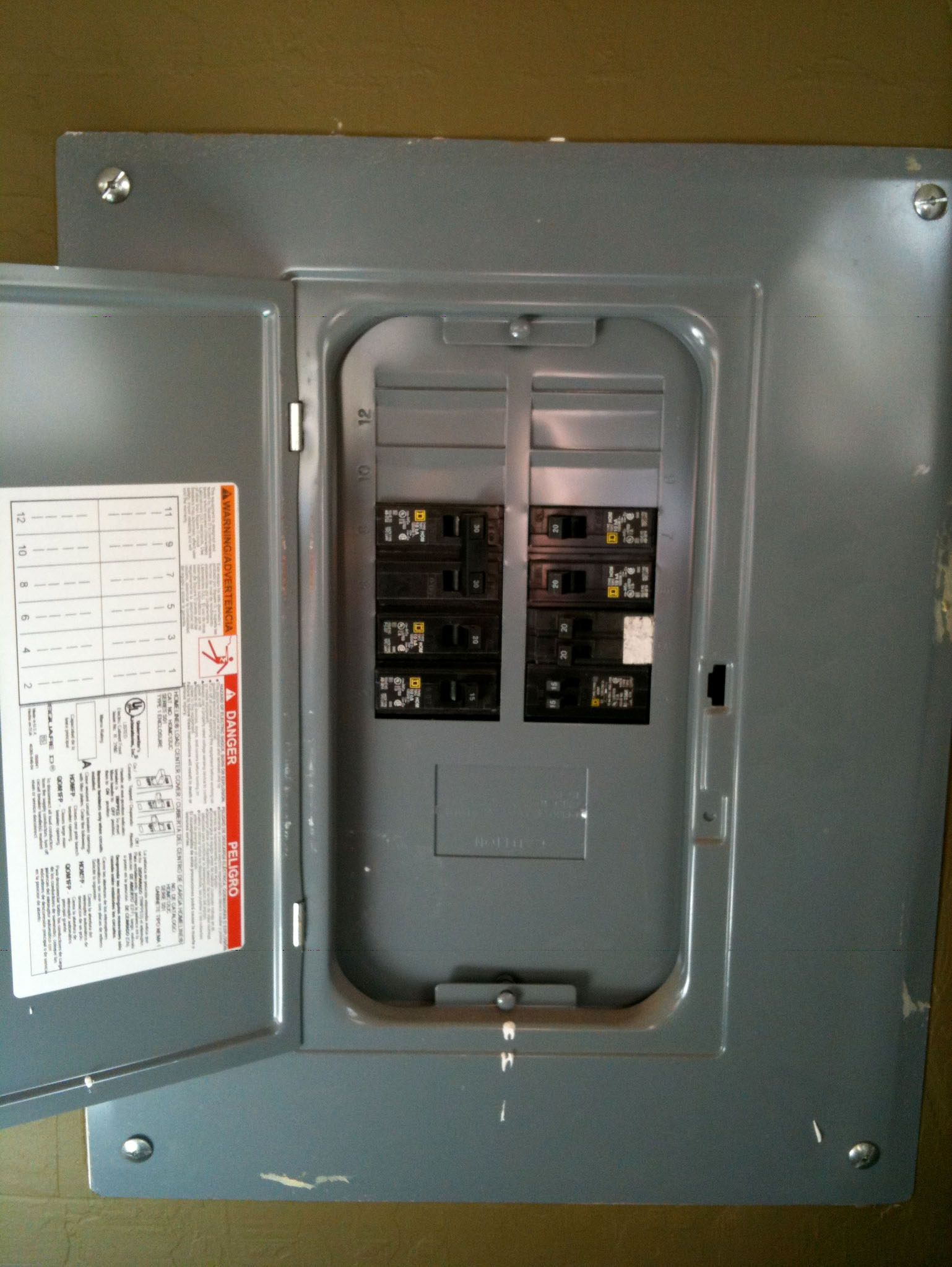 electrical sub panel