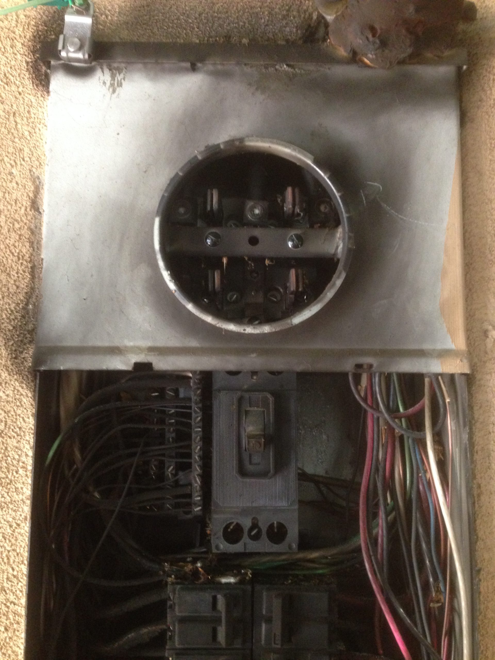 Unsafe Electrical Panel Example — San Jose ield inspection photo — Recalled Panel