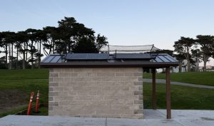 Solarnet installation on TPC Harding PArk out building