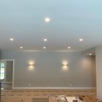 Completed whole house rewire with recessed lighting installation in a Campbell CA home by licensed electricians
