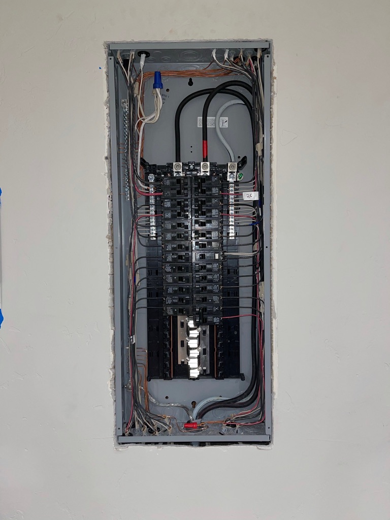 Residential electrical panel project in Rio Del Mar, Santa Cruz County